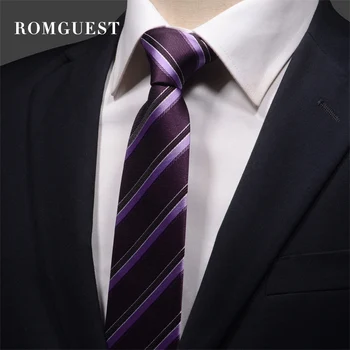 Високо качество 2019 нова мода вратовръзки мъжете бизнес формален 7 см раираната вратовръзка мъж сватба вратовръзки дизайнери с подарък кутия