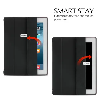 Магнитен калъф за iPad 2 3 4 капак на Smart Auto wake up Tri-fold скоба за употреба за iPad 2/3/4 модел A1395 A1430 A1458 A1416 A1460