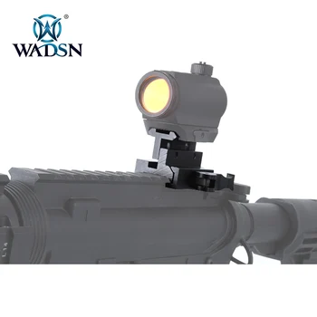 WADSN 3 Slot Tactical QD Rail Mount височина и наклон се регулират за ловния оптични при вида T-1, T-2 Aluminum fit Picatinny Rail