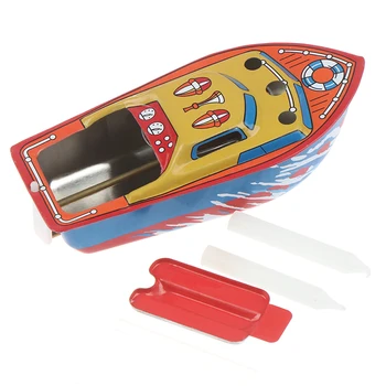 1бр класическа желязна свещ работи парна лодка лидице играчка на европейския воден басейн играчка кораб лодка играчка на децата, подарък за Рожден Ден