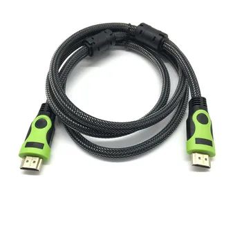 HDMI to HDMI Кабел 3D 2.0 K Male-Male High Premium Gold-plated HDMI Adapter for Tablet HDTV Camera PC color green