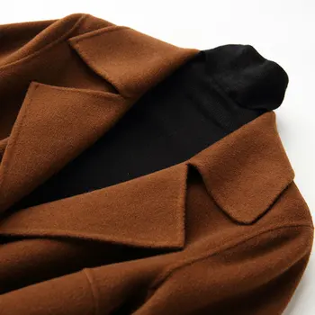 2020 зимно Дамско вълнени палта женски есен дълго Дамско кашемировое палто модерно яке на горно облекло 37033 WYQ1175