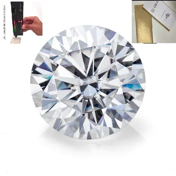 3 мм до 15 мм GH цвят VVS1 свободен муассанит страхотна кройката мине Diamond тест през цялата Моссанит мъниста бял лъскав без камък