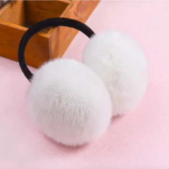 2017 Зима слушалки имитация на заек жени кожа слушалки зимни ястия ухото големи плюшени момичета и момчета притопляне на ухото слушалки