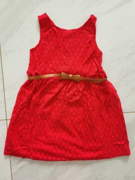 Рокли за момичета летни тънки мрежести колан бебешка рокля корея детски дрехи в 3 цвята