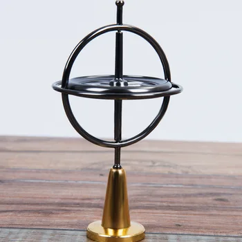Magic Spinning Gyroscope Top No Resistance Gyro Metal Toys for Kids EducationalMagic НЛО Spinner Adult Gift Stress Reliever