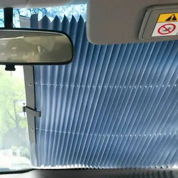 Телескопична Лампа Алуминиево Фолио Топлоизолация Слънцезащитен Крем За Защита От Слънцето На Предния Пиньон Предното Стъкло Годишният Автомобилен Козирка