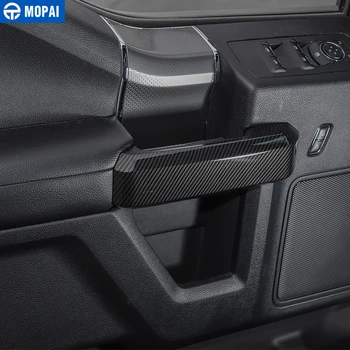 MOPAI ABS интериор на автомобил с 4 врати, вътрешна дръжка заснемане украса капак завърши етикети за Ford F150 Up оформление на автомобила