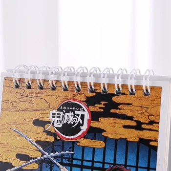 2021 Аниме Убиец На Демони Kimetsu No Yaiba Настолен Календар Kamado Tanjirou Карикатура Фигура Календари Дневник