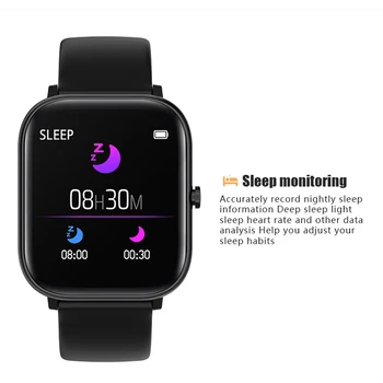 Нови P8 P20 Smart Watch Мъже, Жени 1.4 инча изцяло сензорен фитнес тракер за мониторинг на сърдечната честота GTS спортни часовници за Xiaomi iOS