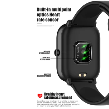 Нови P8 P20 Smart Watch Мъже, Жени 1.4 инча изцяло сензорен фитнес тракер за мониторинг на сърдечната честота GTS спортни часовници за Xiaomi iOS