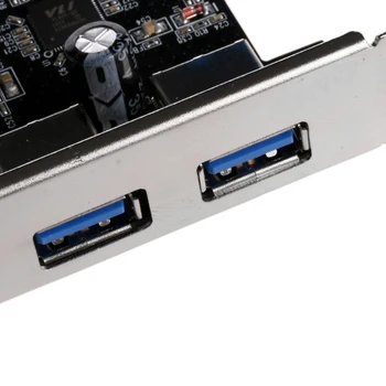 2 порта PCI Express USB 3.0 на предния панел с адаптер за управление на карти 4-пинов и 20-пинов