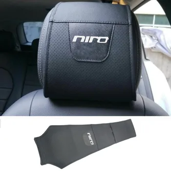 1бр За Kia Niro кола на облегалката за глава протектор и калъф кола на облегалката за глава на кутията автомобилни аксесоари