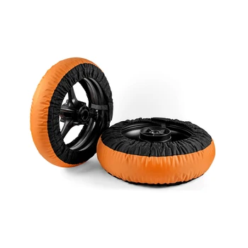 Състезателни универсален мотоциклет нагревател гуми нагревател гуми нов цвят на 120 предни 200 задни отопление 120/200 120/190 оранжево и черно