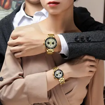 Награда военна спортна мода дамски часовници високо качество на Бизнес Офис Дама кварцов часовник от неръждаема стомана