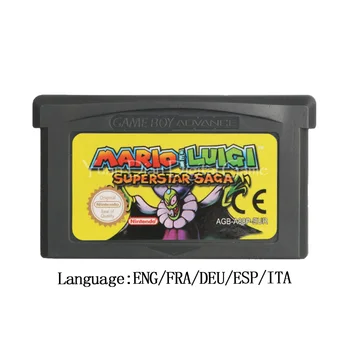 За Nintendo GBA видео игра касета конзола карта Mari & LuigiSuperstar Saga EU версия