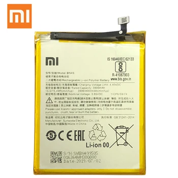 Въведете Mi оригинален Bn49 батерия за Xiaomi Redmi 7A истински смяна на телефон, батерия 4000mAh с безплатни инструменти