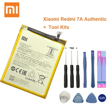 Въведете Mi оригинален Bn49 батерия за Xiaomi Redmi 7A истински смяна на телефон, батерия 4000mAh с безплатни инструменти