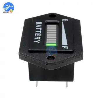 BMS 12V 24V индикатор за капацитет на батерията led дисплей Power Bank нивото на зареждане тестер метър за АВТОБУСА мотоциклет автомобил