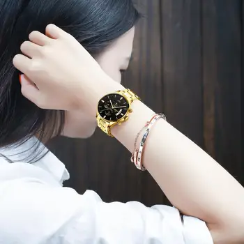 NIBOSI 2020 нови дамски часовници от Топ луксозна марка дата часовник кварцов хронограф дата дамски часовници подарък дамски часовник Relogio Feminino