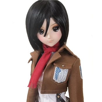 [wamami] 255# Attack on Титан Mikasa Uniform cosplay е Costume за 1/3 DD DDM DDL BJD Кукла