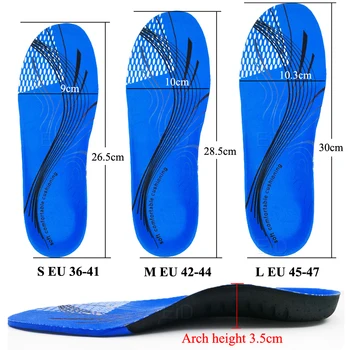 Премиум ортопедична стелка за плоски крака арочная поддръжка на ортопедични обувки подметка стелки за краката на мъже, жени O / X крак фиксирана грижа за краката