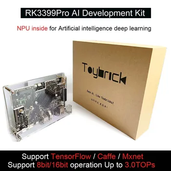 TB-RK3399Pro AI Development Kit одноплатный компютър за AI Deep Обучение Ускоряване TensorFlow Android/linux