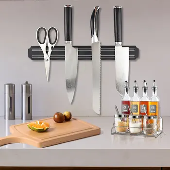 13 инча Магнитен държач за нож Монтиране на стена ABS метална отварачка за пластмасови ножове багажник ивица на притежателя Начало кухненски ножове и аксесоари