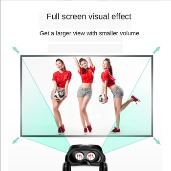 Vrg Pro 3D VR очила слушалки виртуална реалност Аудио Видео Всичко-в-едно 5~7-инчов мобилен телефон специализирани очила подвижна