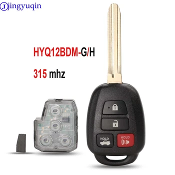 дистанционно ключ jingyuqin 314,4 Mhz за Toyota Camry G/ H Чип по желание 2012-2017 HYQ12BDM HYQ12BEL