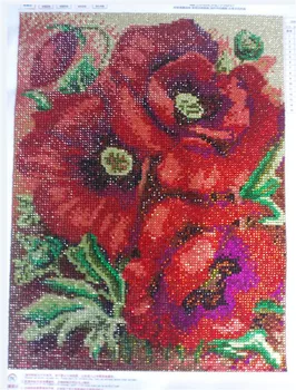 5D Сам Диамант живопис бродерия са пълни с диаманти бродерия мозайка растения и цветя, снимки на украса на дома за подарък ZX