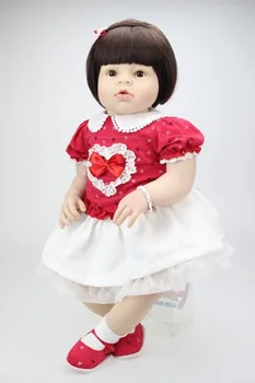 NPK 70 Reborn Dolls Soft Silicone Reborn Baby Dolls Girls Princess Bebes Reborn For the Kid Child Play House Toy Gifts Bonecas