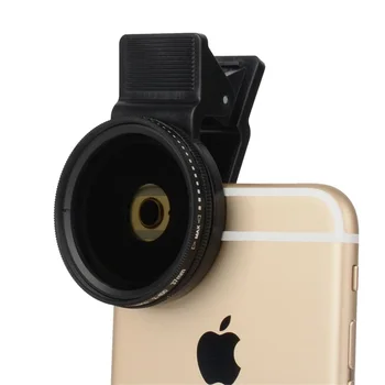 ZOMEI 37 мм мобилен телефон обектива на камерата професионален ND кръгла издаде лицензия за същата дейност филтър ND2-ND400 за IPhone Plus Xiaomi Samsung с клипс