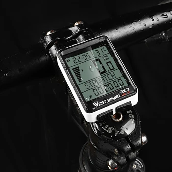 Велосипеден компютър велосипеден компютър водоустойчив безжичен и кабелен МТБ Колоездене километража хронометър измерване на скоростта часовници LED цифров тарифа