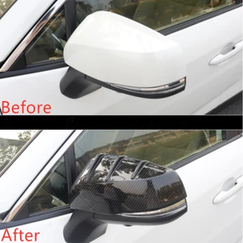 Капакът на огледалото за обратно виждане на автомобила покриване на страничните огледала странични врати, изработени от въглеродни влакна накладки за Toyota Tacoma 2016 2017 2018 2019 RAV4 2019 2020