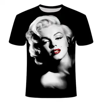 3D Printed Cool Marilyn Monroe Printed T Shirt Sexy Men Women TOP Tees 2019