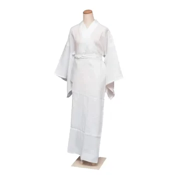Женското кимоно вътре се носи бял цвят спален халат Япония традиционна юката традиционно кимоно четири сезона