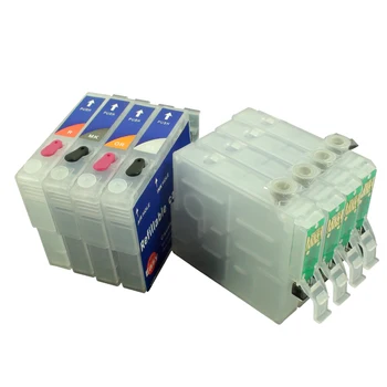 CEYE за многократна употреба касети CISS CIS Комплект за принтер EPSON R2000 R2000S с бутон за нулиране на нов 8шт