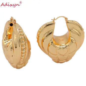 Adixyn Fashion Хоп Earrings for Women Nigeria/Африка/Middle East Birthday Party Accessories N10061