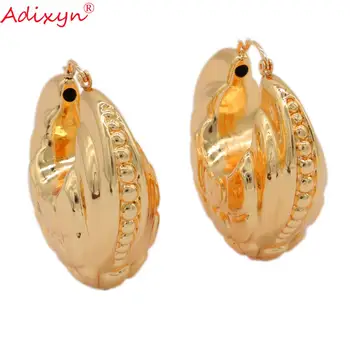 Adixyn Fashion Хоп Earrings for Women Nigeria/Африка/Middle East Birthday Party Accessories N10061