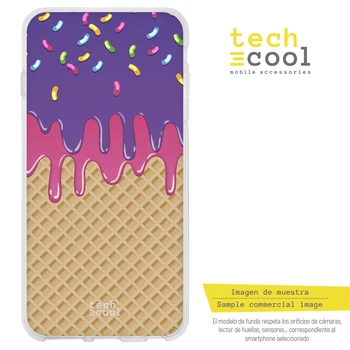 Силиконов калъф FunnyTech®за Huawei P Smart l ice cream design Summer vers.1