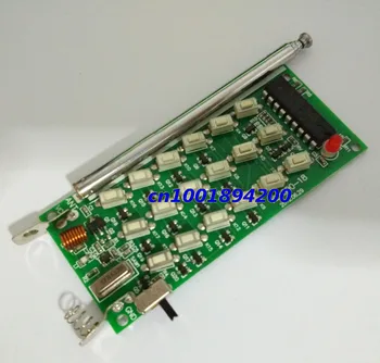 Предавател за дистанционно управление на канала, 18 CH 18 ключ PT2262 RF пита TX безжичен 315/433. 92 MHZ с захранването дистанционно покриване на батерията