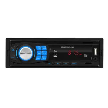 Автомобилно радио стерео Радио авто плеър, стерео Bluetooth Авто радио MP3 музикален плеър за автомобил на входа на приемника