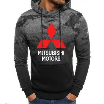 2020 г., Новата колекция пролет есен мъжко hoody Mitsubishi кола лого печат с високо качество памук Мъжки дрехи и качулки hoody