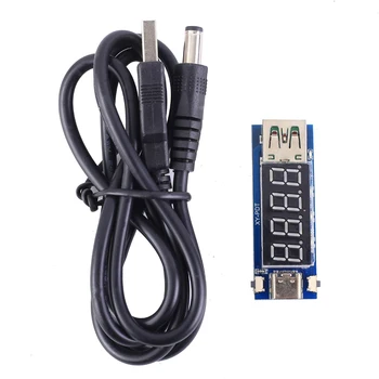 Жена USB зареждане на спусъка led дисплей волтметър амперметър 5V / 9V / 12V / 15V / 20V / PPS PD2. 0 PD3. 0 Type-C USB стръв за зарядно устройство