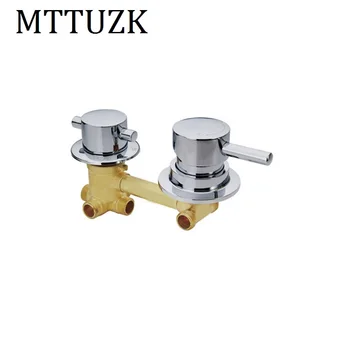MTTUZK 2/3/4/5 начини за пускане на вода спираловидна резба Централно 10 см разстояние смесительный клапан месинг баня, душ батерия, кран кабина