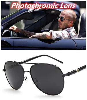 Мъжки фотохромичните поляризирани слънчеви очила, Очила за шофиране дизайн точки мъжете и жените ветроупорен UV400 слънчеви очила De Sol M264