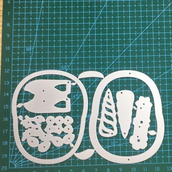Висулка лицето на Никол дизайн за металорежещи на печати, шаблони за DIY scrapbooking хартиени карти занаяти като декор Нов 2019