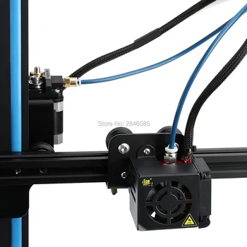 Козирог Прекъснати PTFE тръбата XS серията 1m + 1 бр. за бърз монтаж + 1 бр. директен машинен монтаж Натиснете за да се свържете с 3D принтер