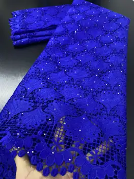 2020 нов прием на Африканска гипюровая лейси плат Материал нигерийски кабел френски водоразтворими дантелени платове за рокли YA3398B-4